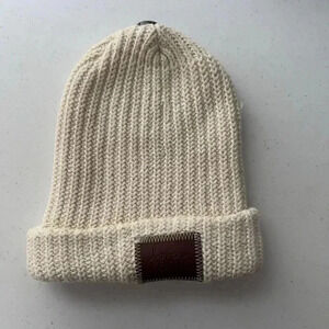 Love Your Melon Beanie Stocking Cap Cream Color Made In USA‎ Winter Hat